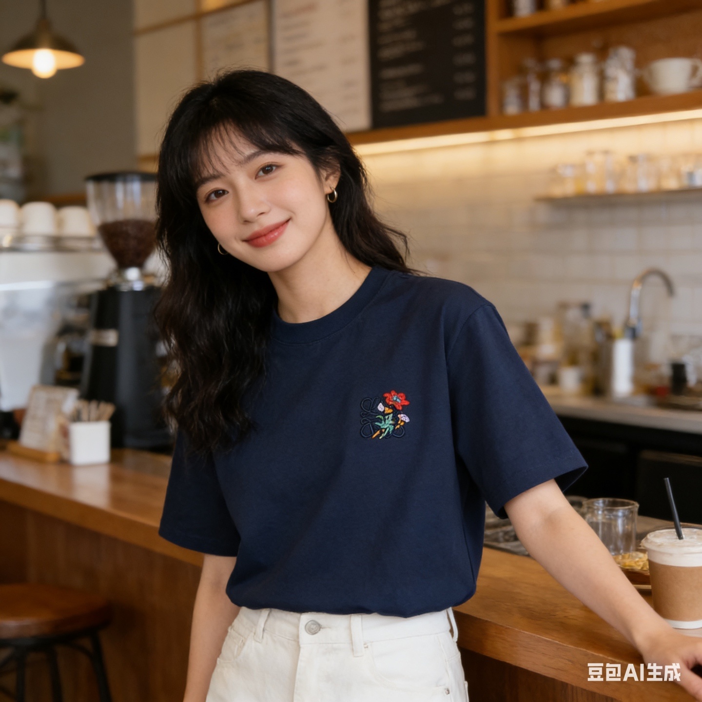 Loewe Floral Embroidery Logo Short Sleeve #2