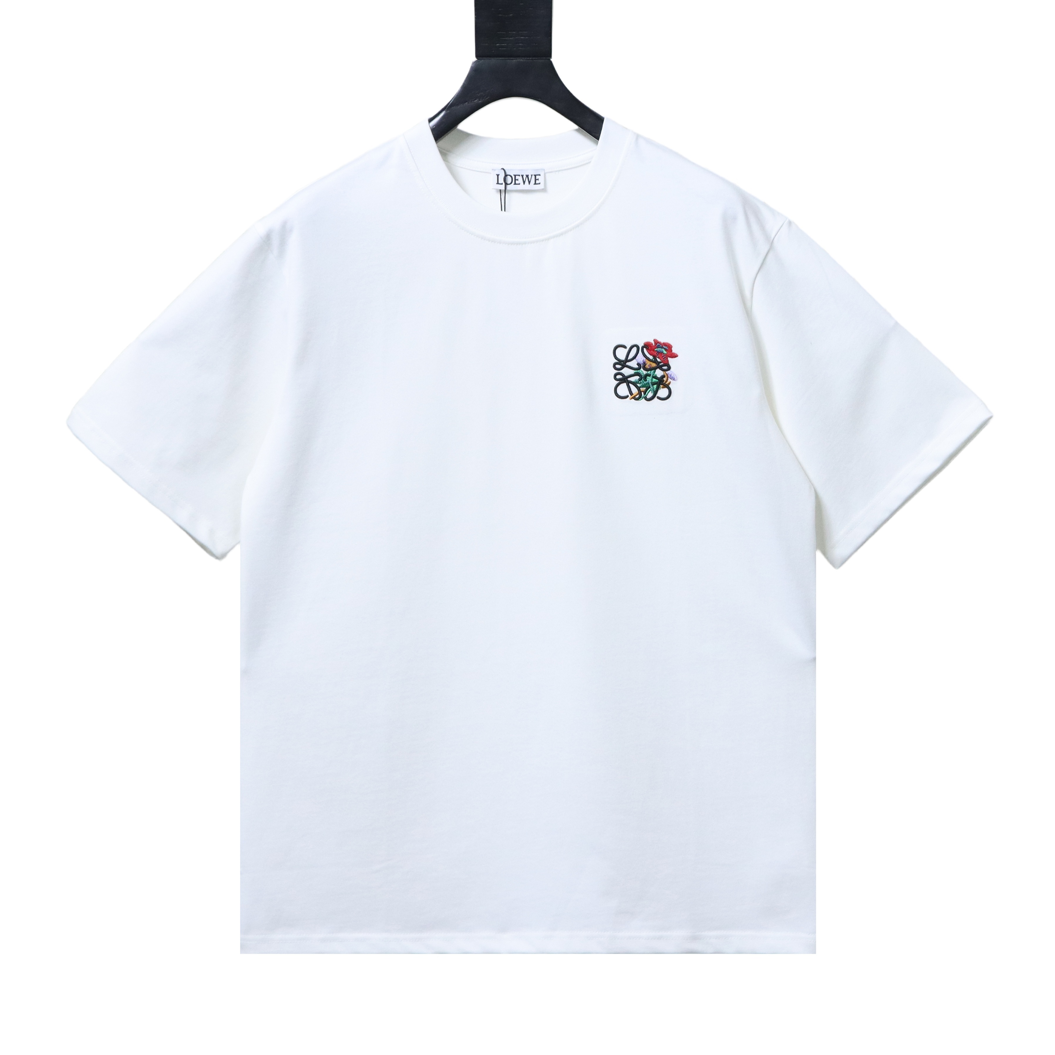 Loewe Floral Embroidery Logo Short Sleeve #3