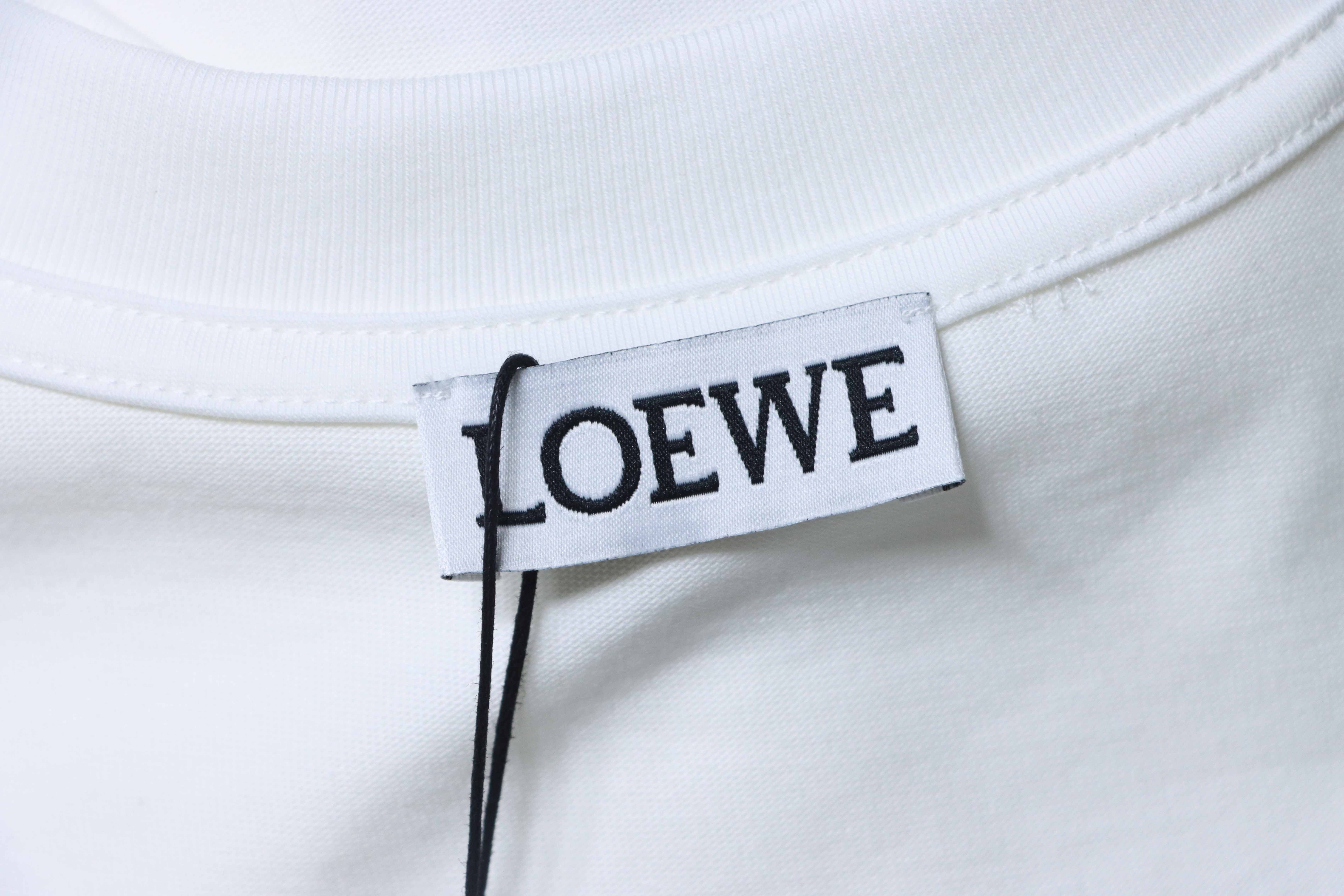 Loewe Floral Embroidery Logo Short Sleeve #3