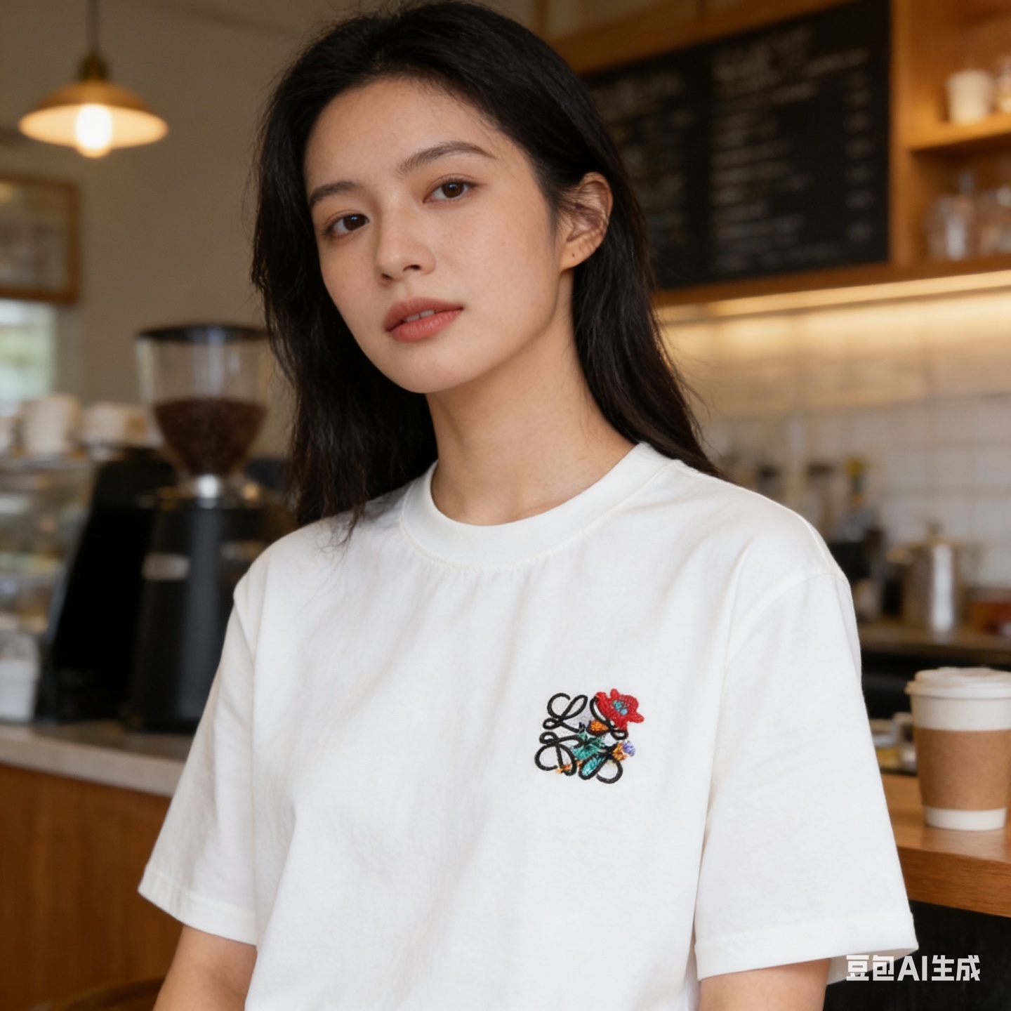Loewe Floral Embroidery Logo Short Sleeve #3