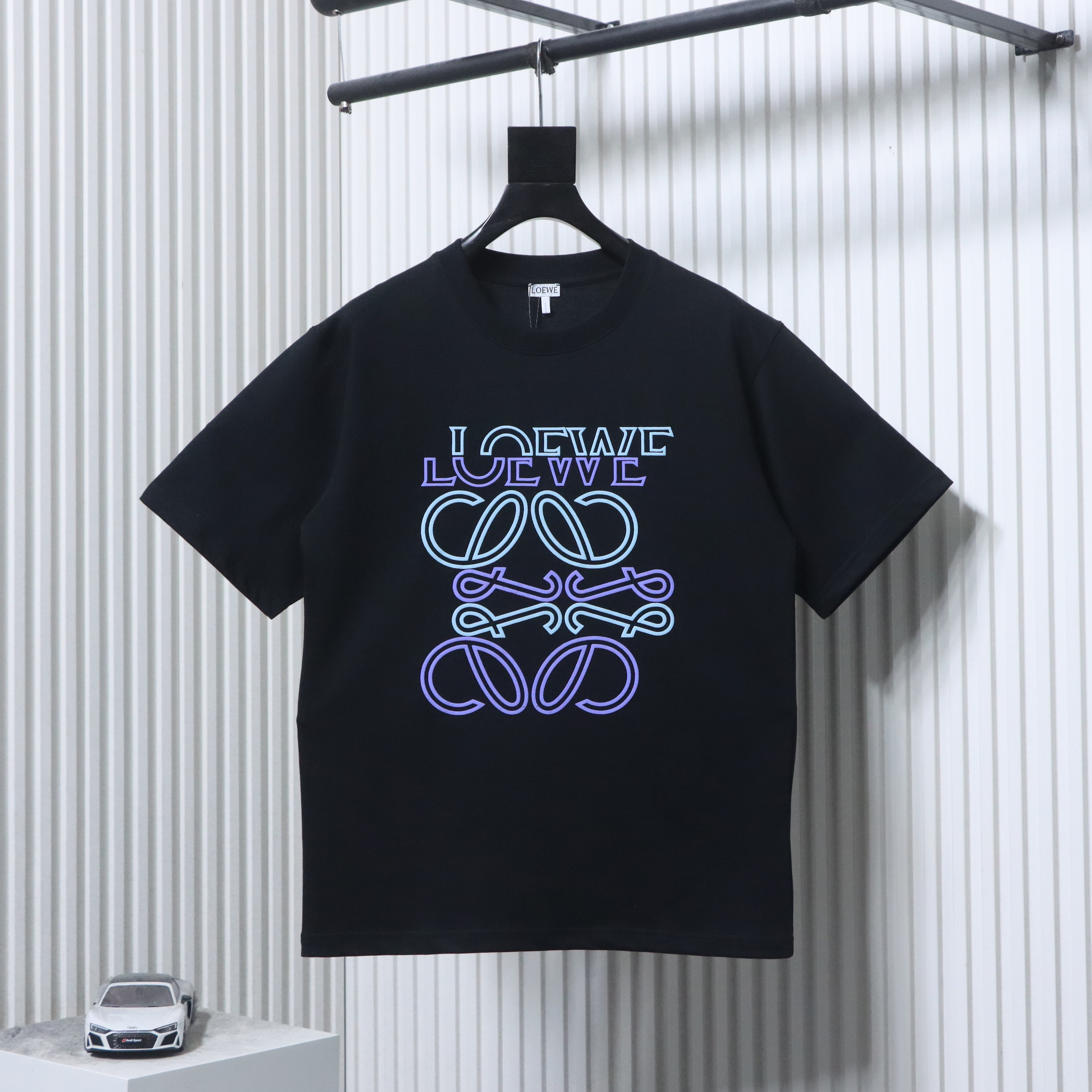 Loewe Irregular Logo Contrast Puff Print Short Sleeve T-Shirt #2