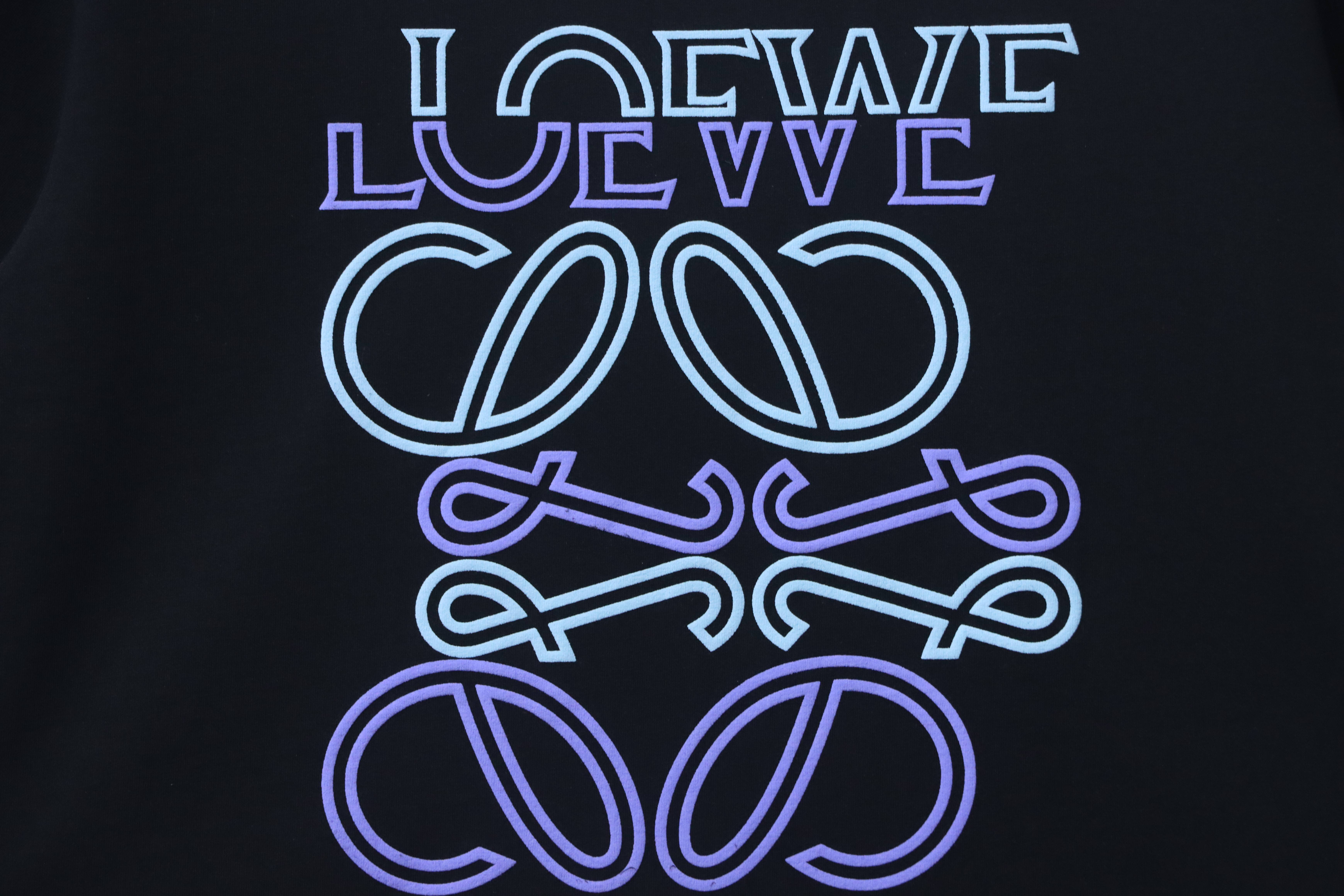 Loewe Irregular Logo Contrast Puff Print Short Sleeve T-Shirt #2