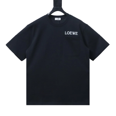 Loewe Pocket Embroidery Short Sleeve T-Shirt #1 01