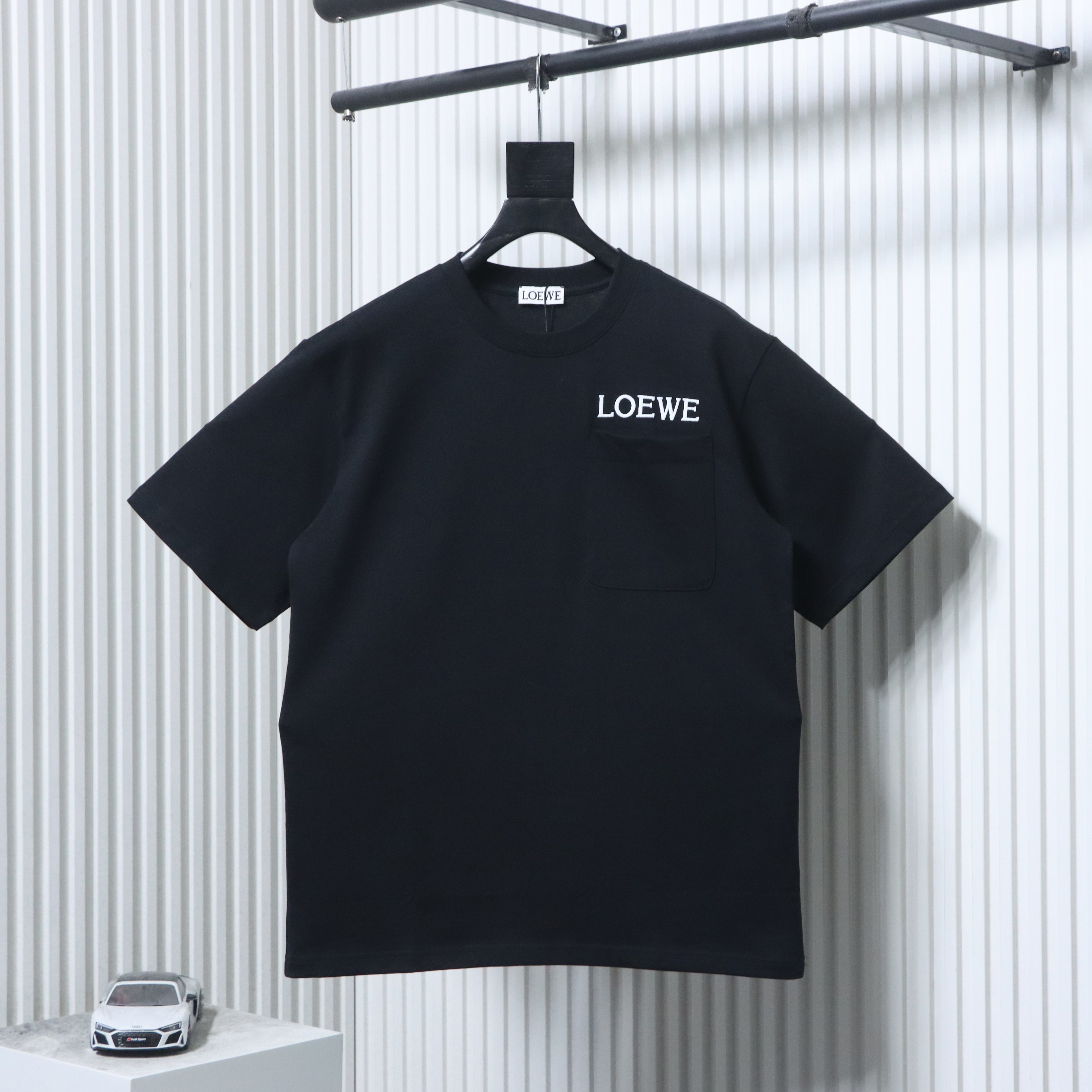 Loewe Pocket Embroidery Short Sleeve T-Shirt #1