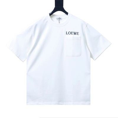 Loewe Pocket Embroidery Short Sleeve T-Shirt #2 01