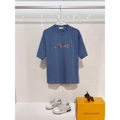 Loewe Premium 320g Crewneck Short Sleeve T-Shirt #5 01