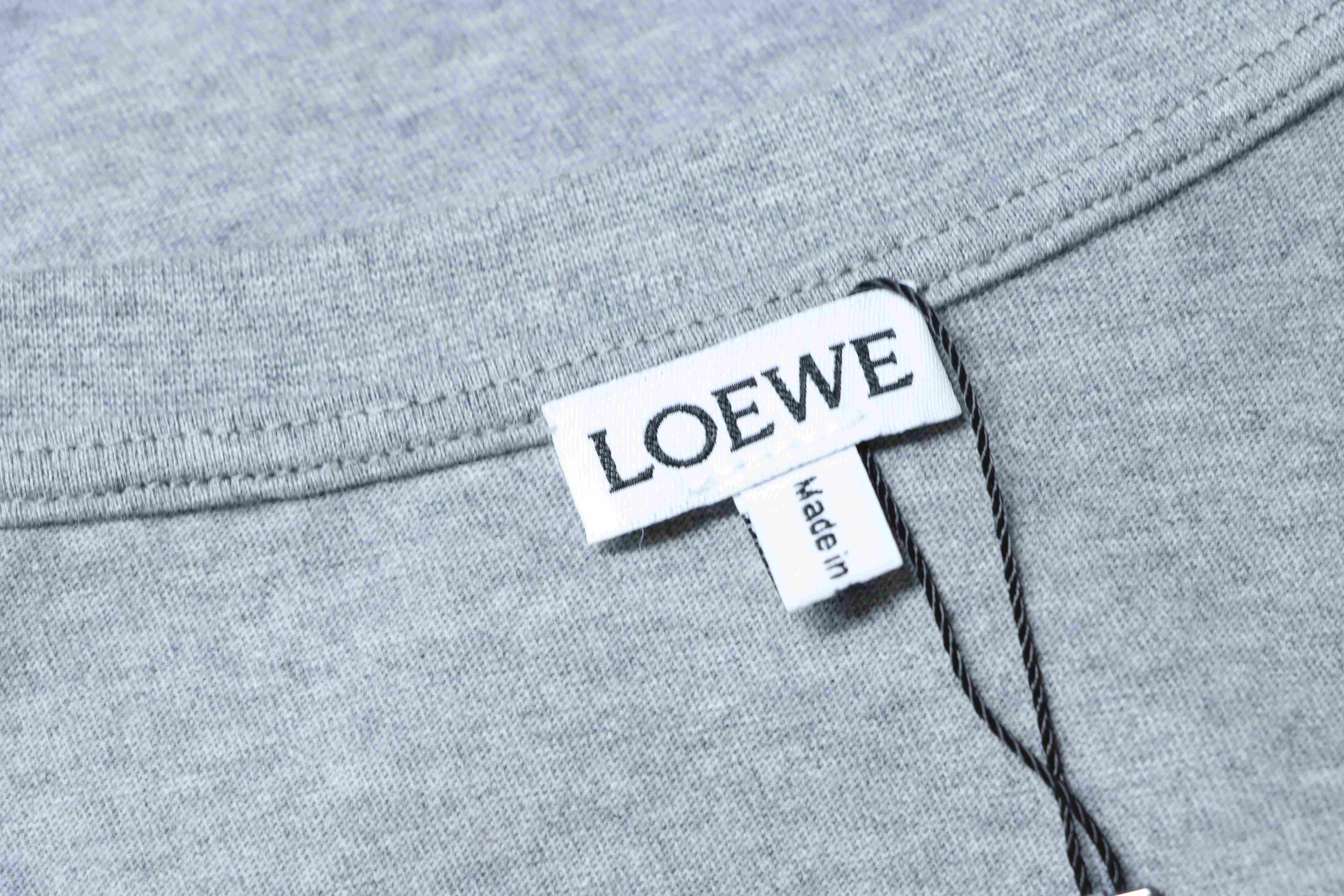 Loewe x Louis Wain Monster Eye Logo Embroidery Short Sleeve T-Shirt #1