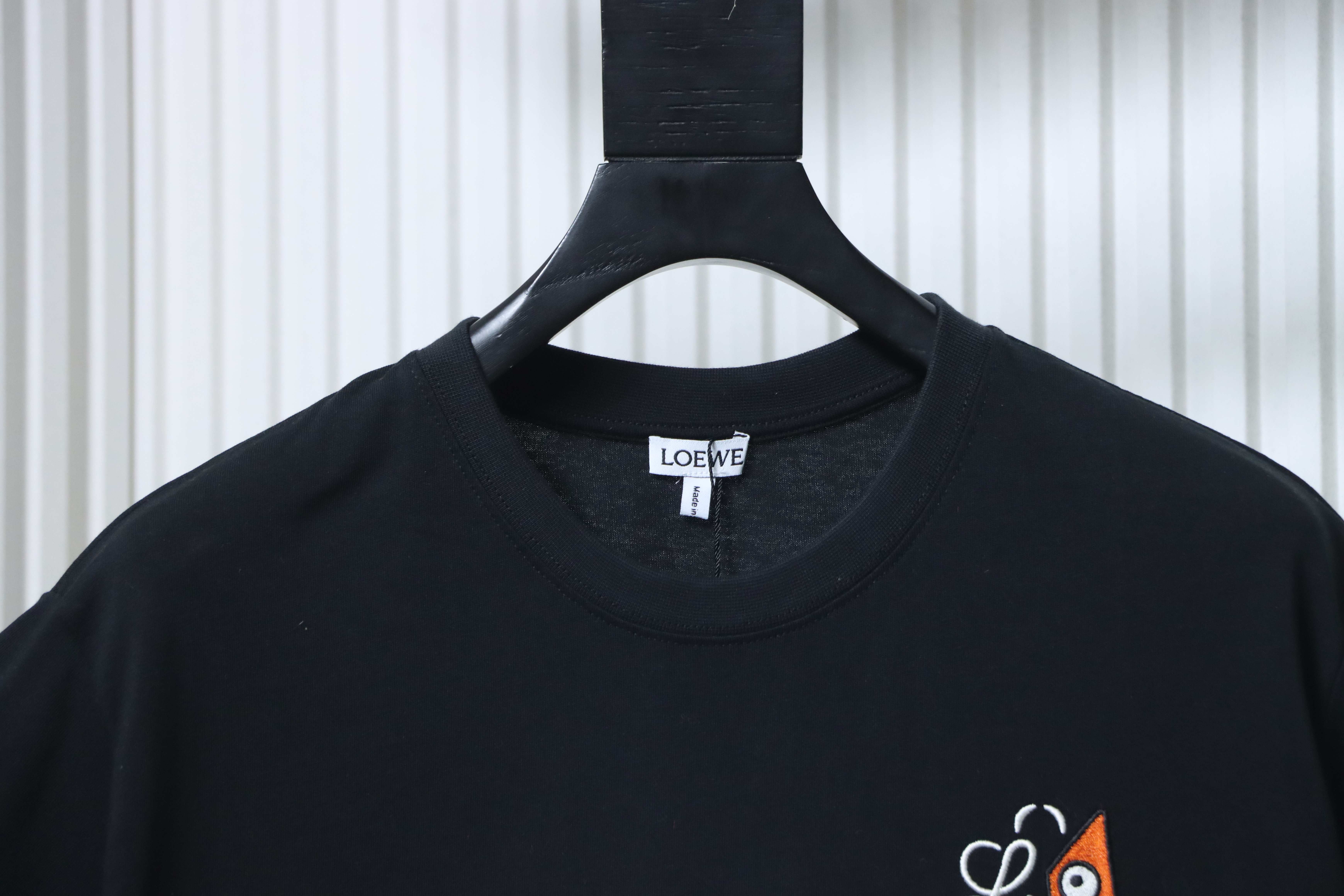 Loewe x Louis Wain Monster Eye Logo Embroidery Short Sleeve T-Shirt #2