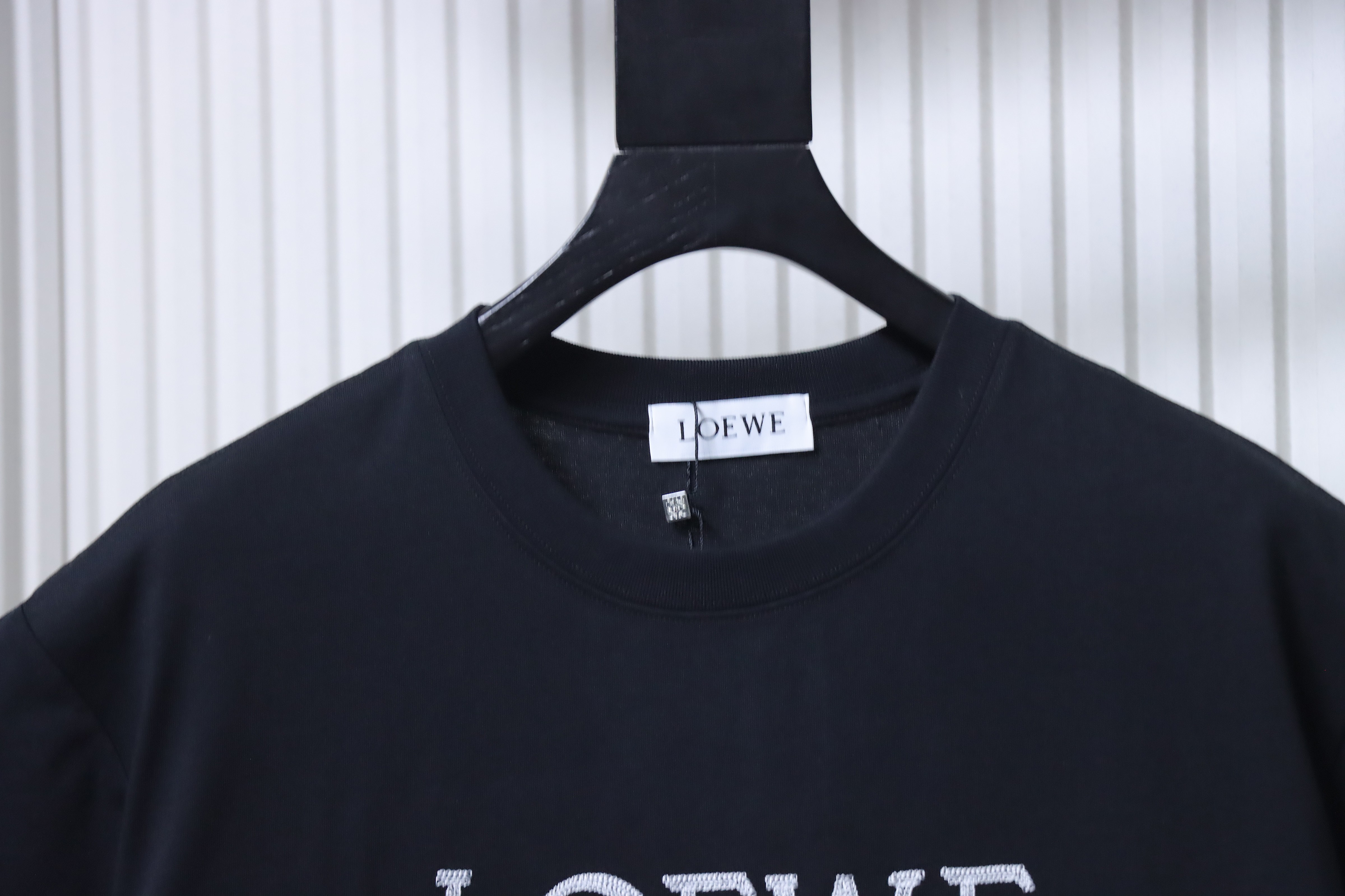 LOEWE x On Collaboration Black Print Short Sleeve T-Shirt