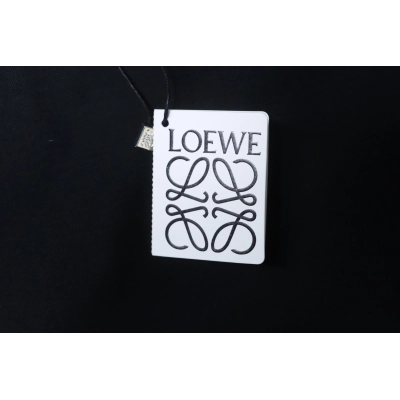 Loewe x On Collaboration Black T-Shirt Chest Pocket Zipper 02