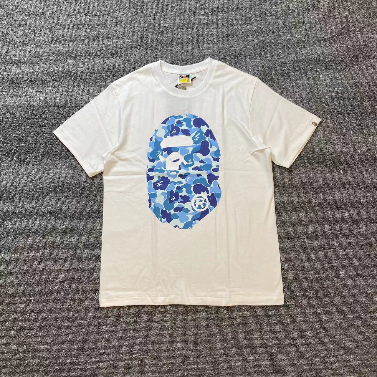 BAPE Shirt 1002 BAPE Classic Front &amp; Back Ape Head Print T-Shirt