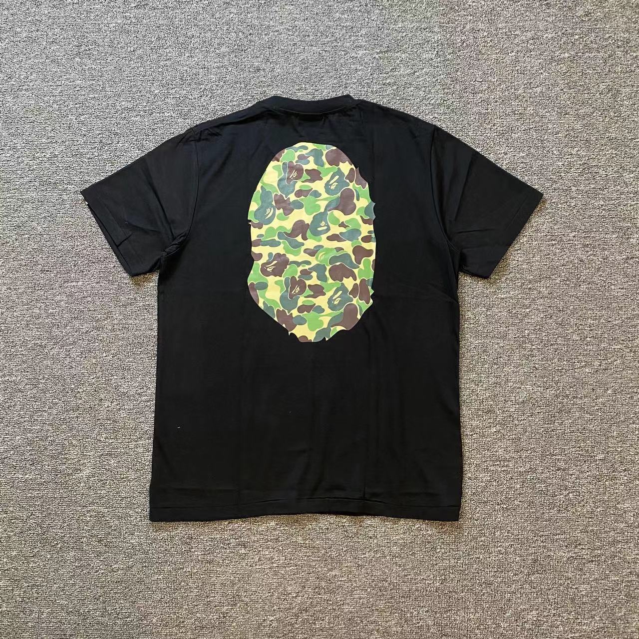 BAPE Shirt 1002 BAPE Classic Front &amp; Back Ape Head Print T-Shirt