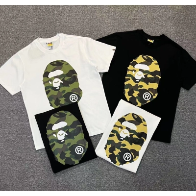 BAPE Shirt 1003 Black Green & White Green & Black Yellow & White Yellow 02