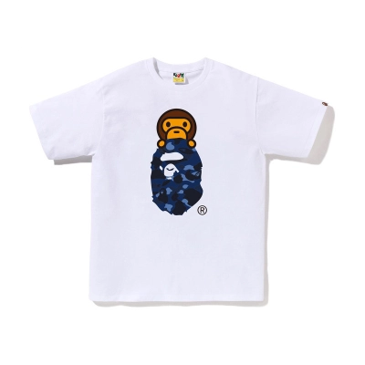 BAPE Shirt 1015 Black Red / Black Yellow / White Blue / White Purple 02