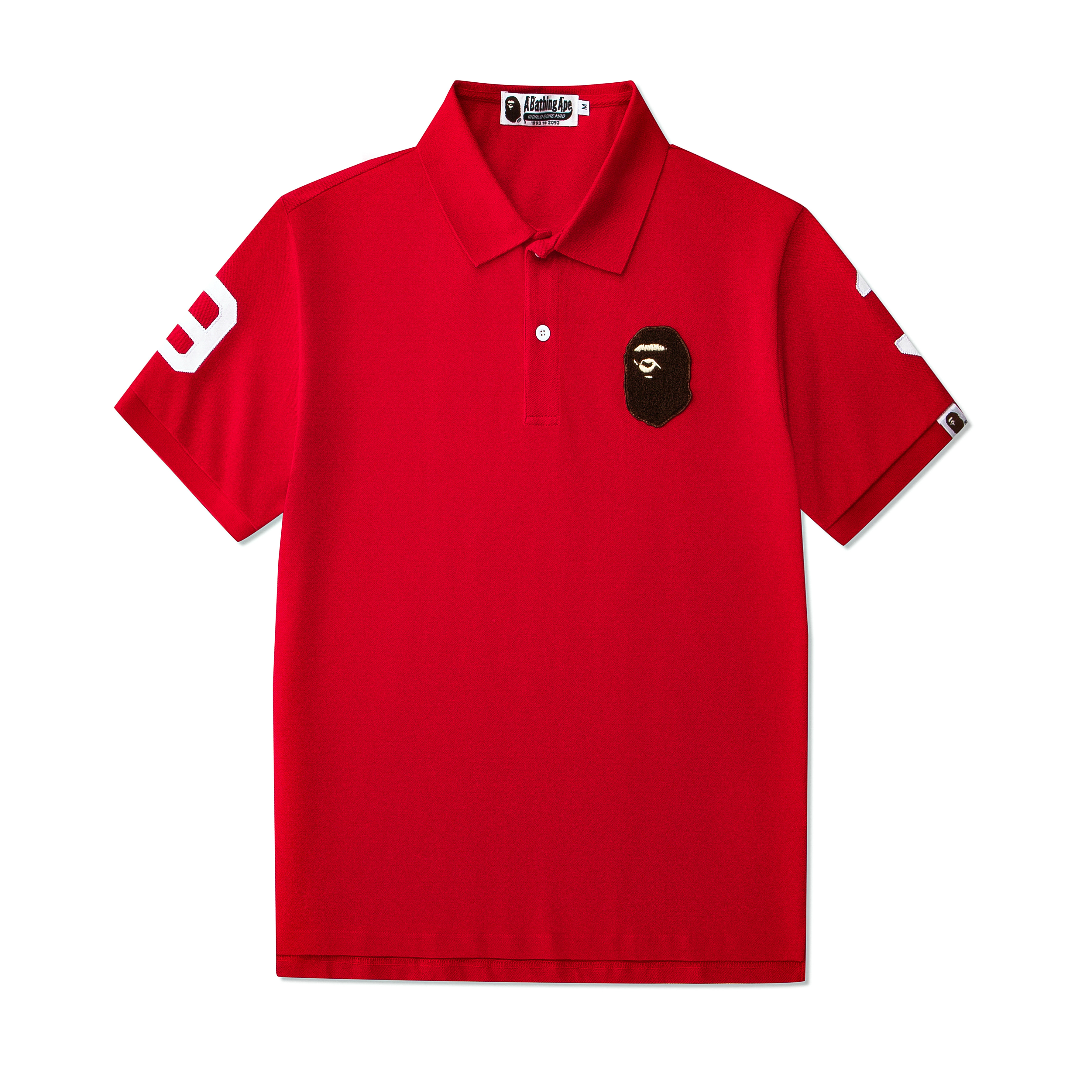 BAPE Shirt 1019 Black / White / Red