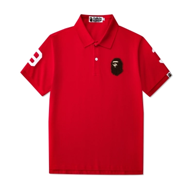 BAPE Shirt 1019 Black / White / Red 02