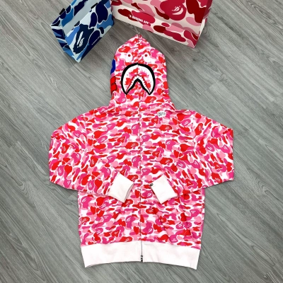 BAPE Shirt 2338 Camo Pink Single Hood 02