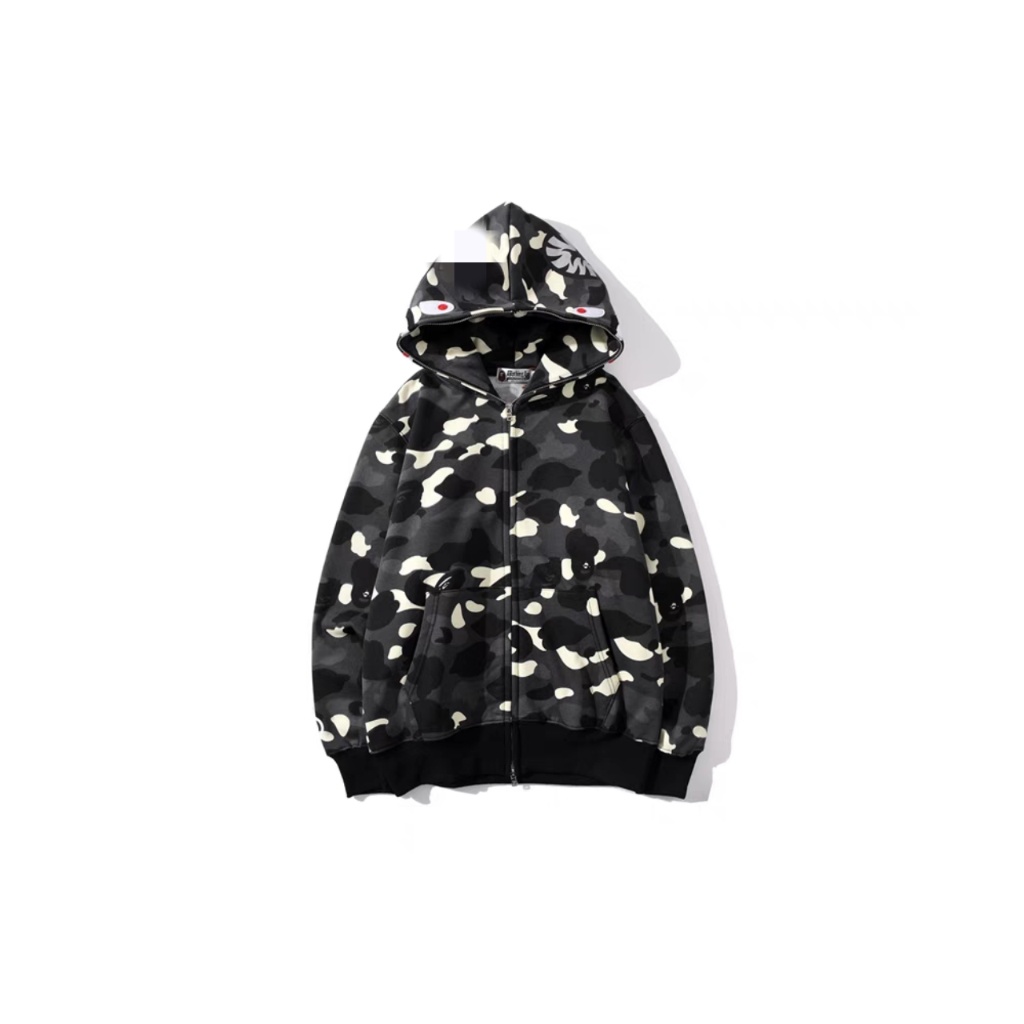 BAPE Shirt 2352 Speckle Series (Glow in the Dark) (Black, White)