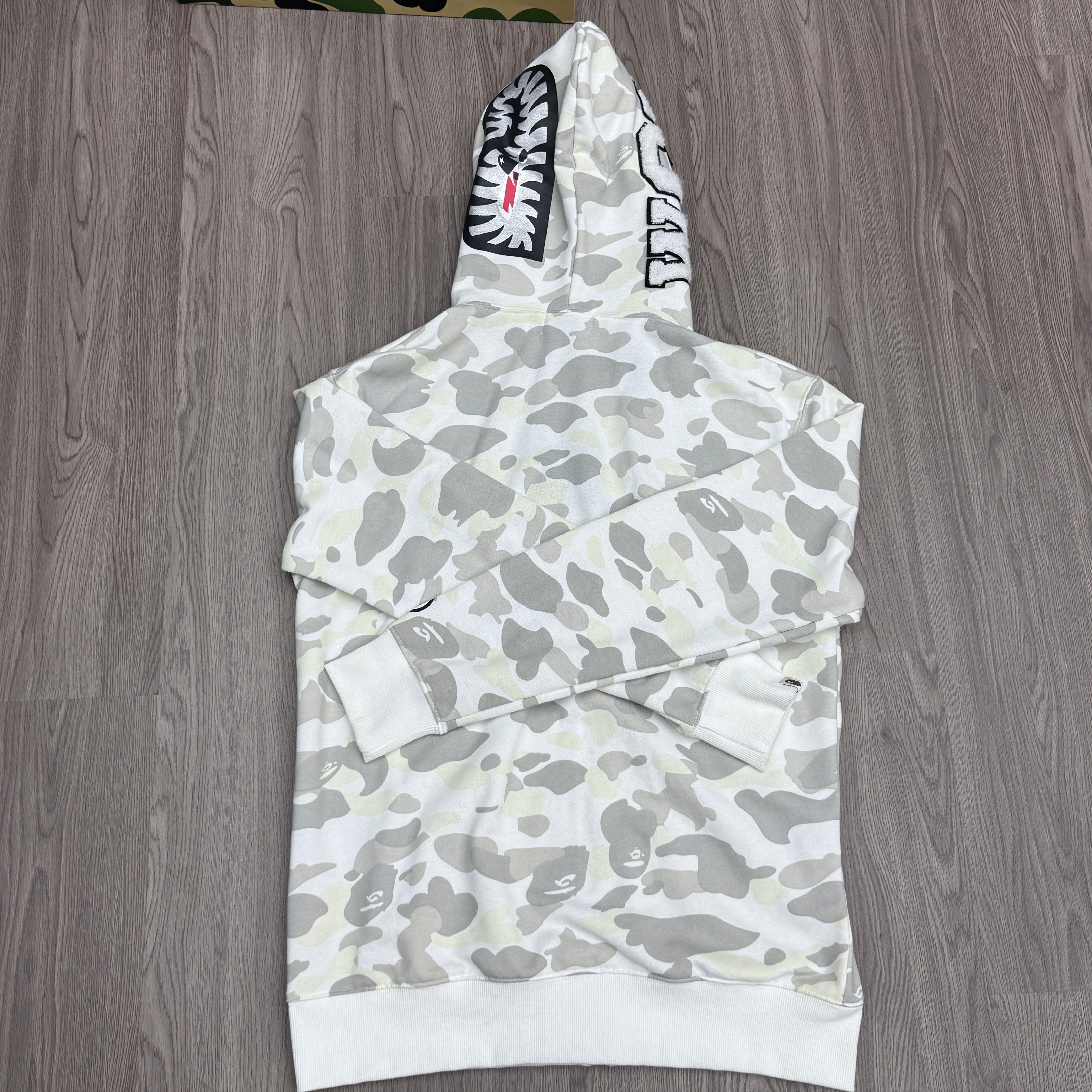 BAPE Shirt 2352 White Single Hood