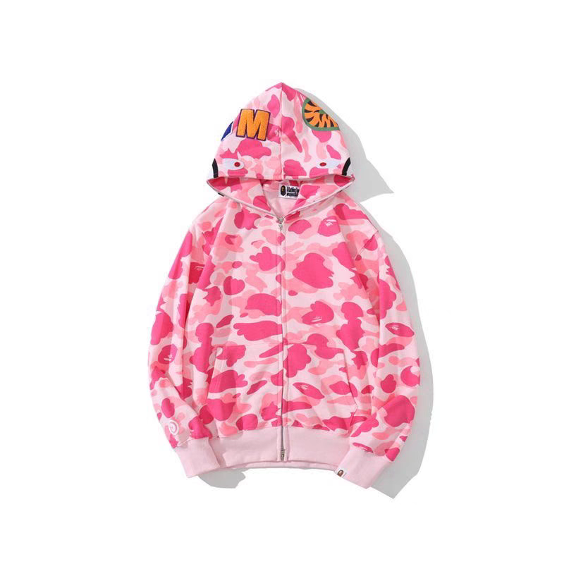 BAPE Shirt 2367 Regular Single Hood (Blue, Green, Pink, Bright Pink, Yellow, Purple, Grey, Red)