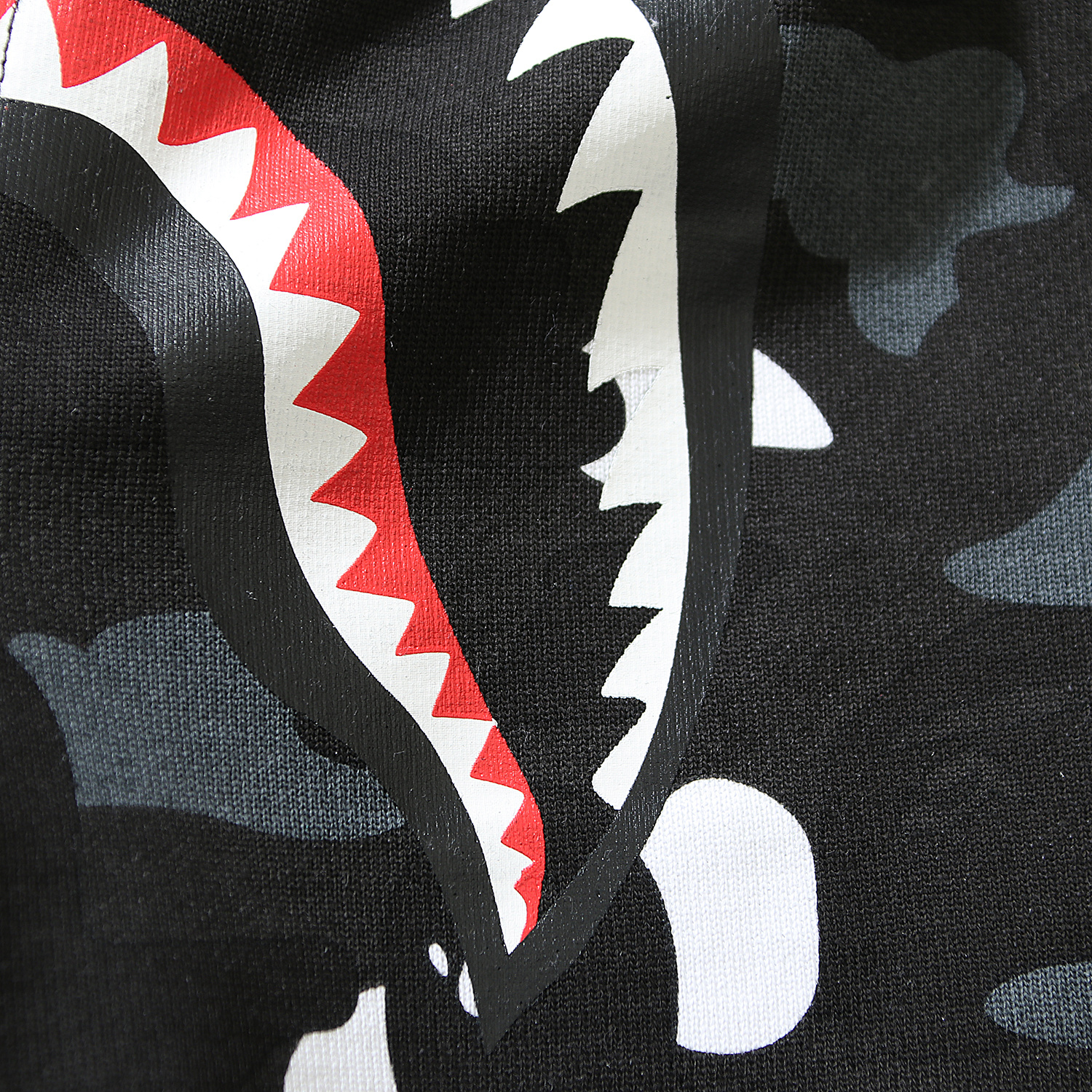 BAPE Shirt 505 Glow in the Dark Front Big Spot Shark
