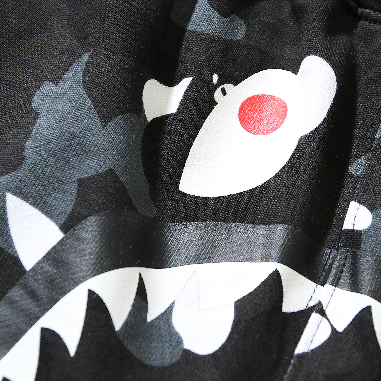 BAPE Shirt 505 Glow in the Dark Front Big Spot Shark