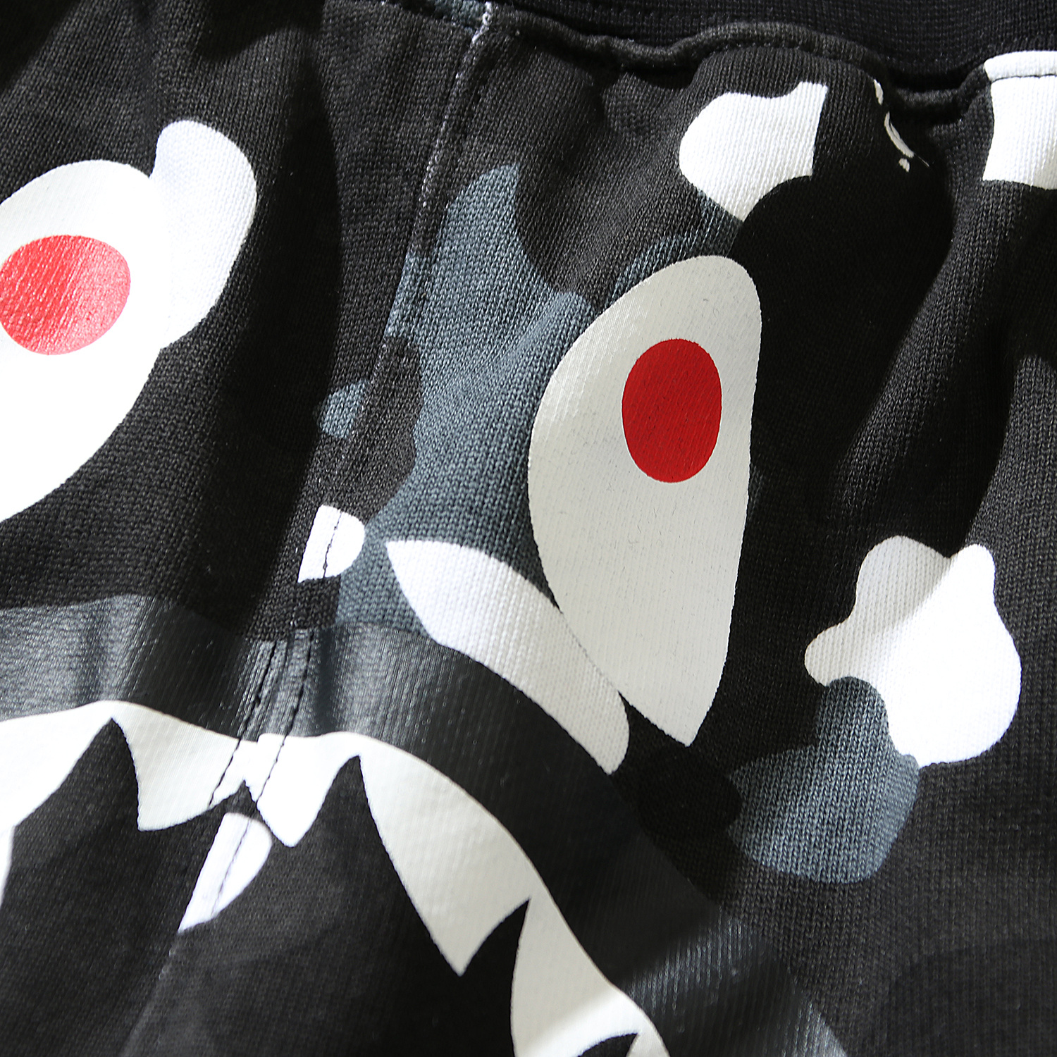 BAPE Shirt 505 Glow in the Dark Front Big Spot Shark