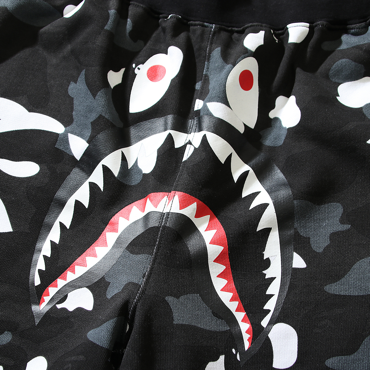 BAPE Shirt 505 Glow in the Dark Front Big Spot Shark