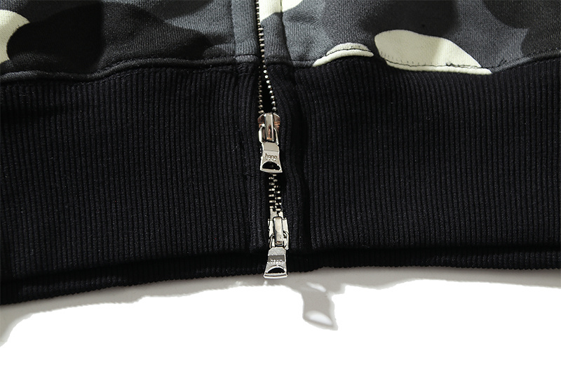 BAPE Shirt 6004 Single Hood Black &amp; White