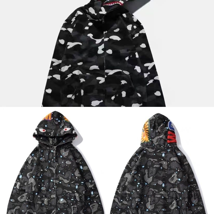 BAPE Shirt 6110 Series (Starry Sky Single Hood, Speckle Single Hood)
