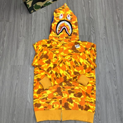 BAPE Shirt 6399 Winner Yellow Single Hood 01