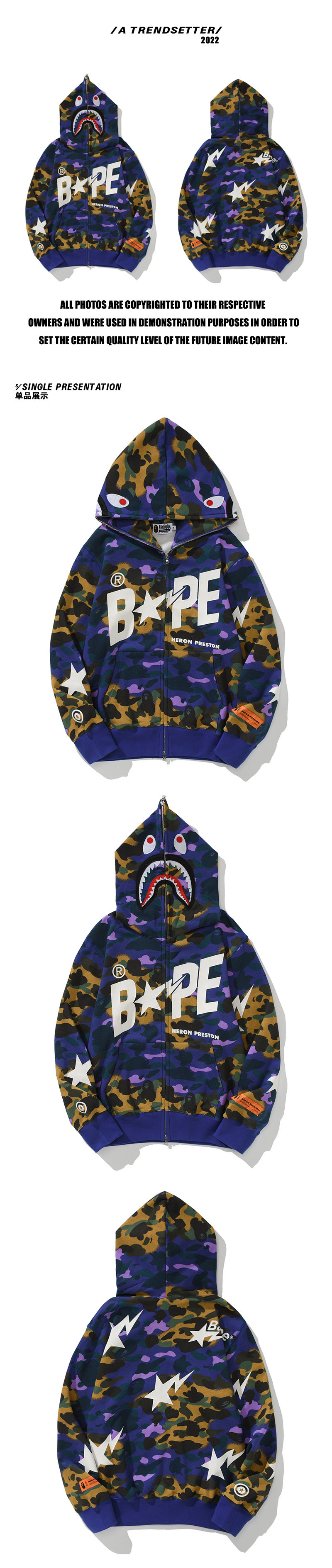 BAPE Shirt 6789#