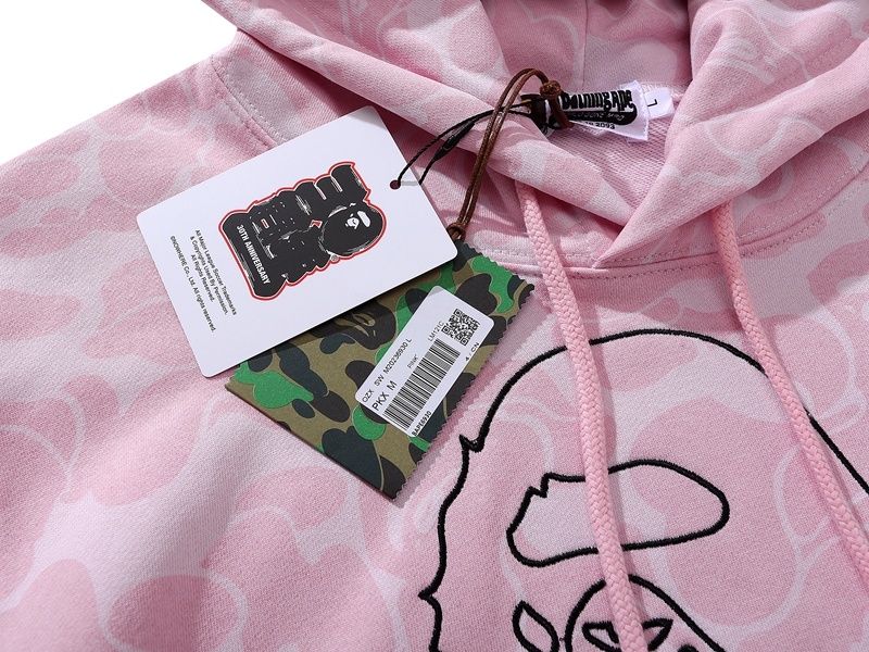 BAPE Shirt 6930 BAPE x Inter Miami Messi Multi-Color Camo Hoodie Black &amp; White &amp; Pink