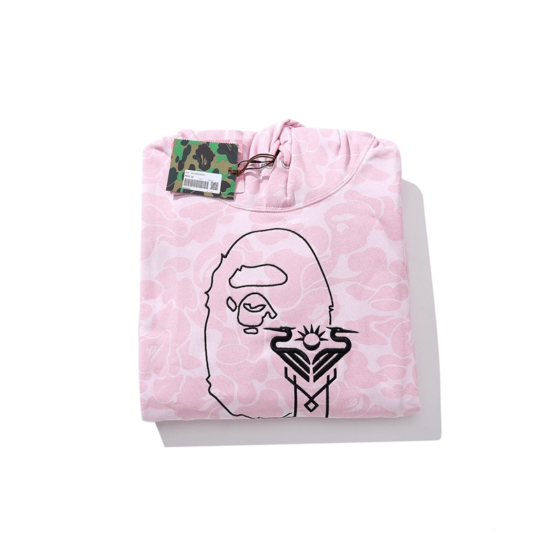 BAPE Shirt 6930 BAPE x Inter Miami Messi Multi-Color Camo Hoodie Black &amp; White &amp; Pink