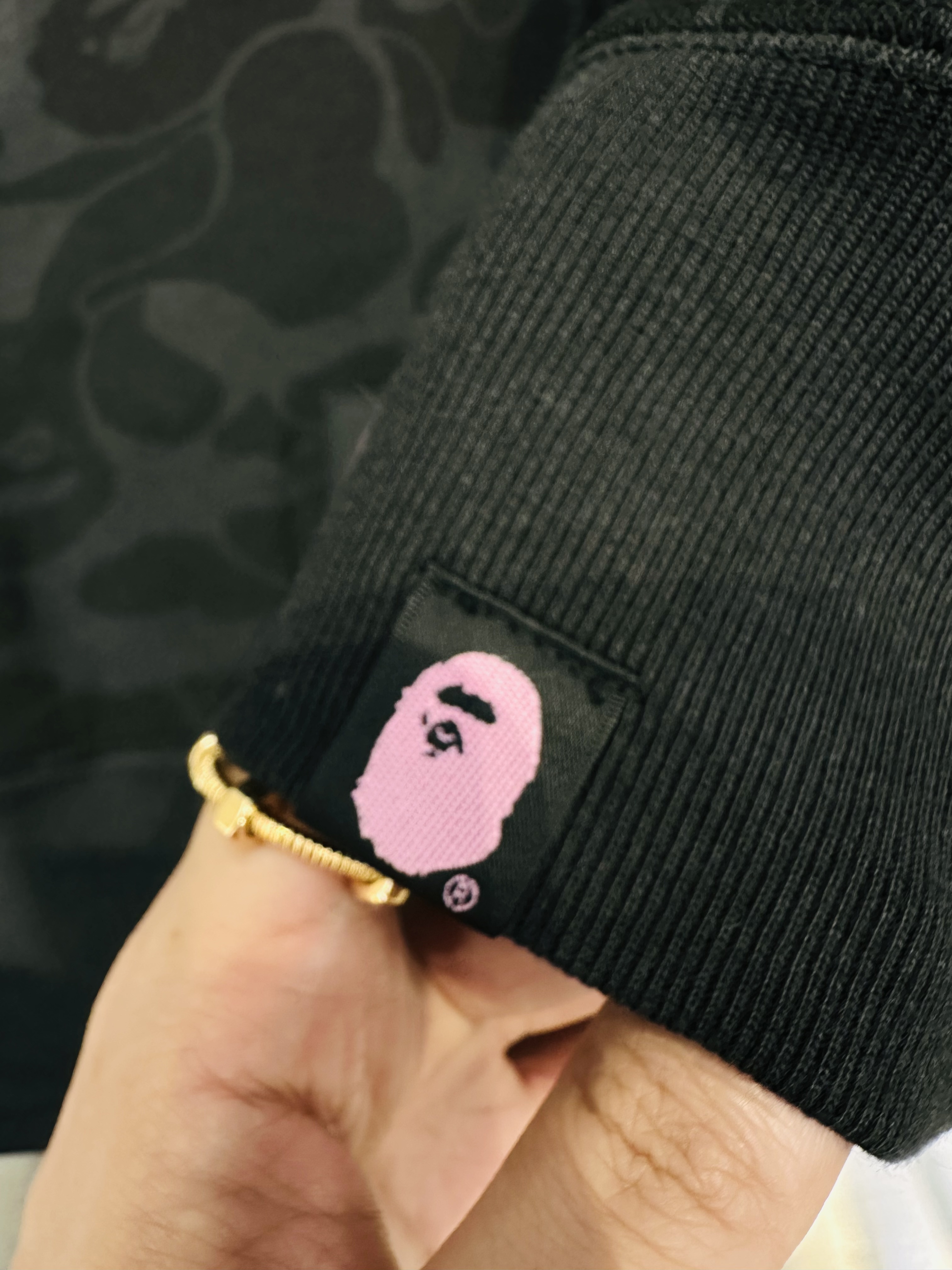 BAPE Shirt 6930 BAPE x Inter Miami Messi Multi-Color Camo Hoodie Black &amp; White &amp; Pink