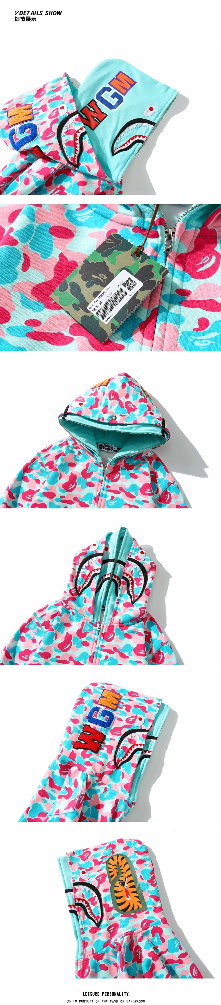 BAPE Shirt 6955# BAPE MIAMI