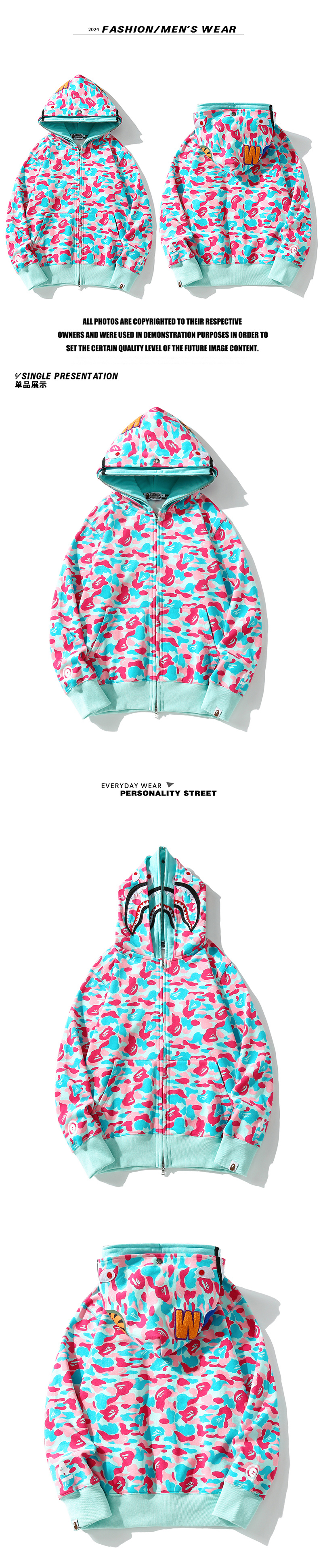 BAPE Shirt 6955# BAPE MIAMI
