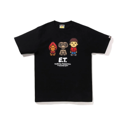 BAPE Shirt 755 BAPE x E.T. Alien Print T-Shirt 02
