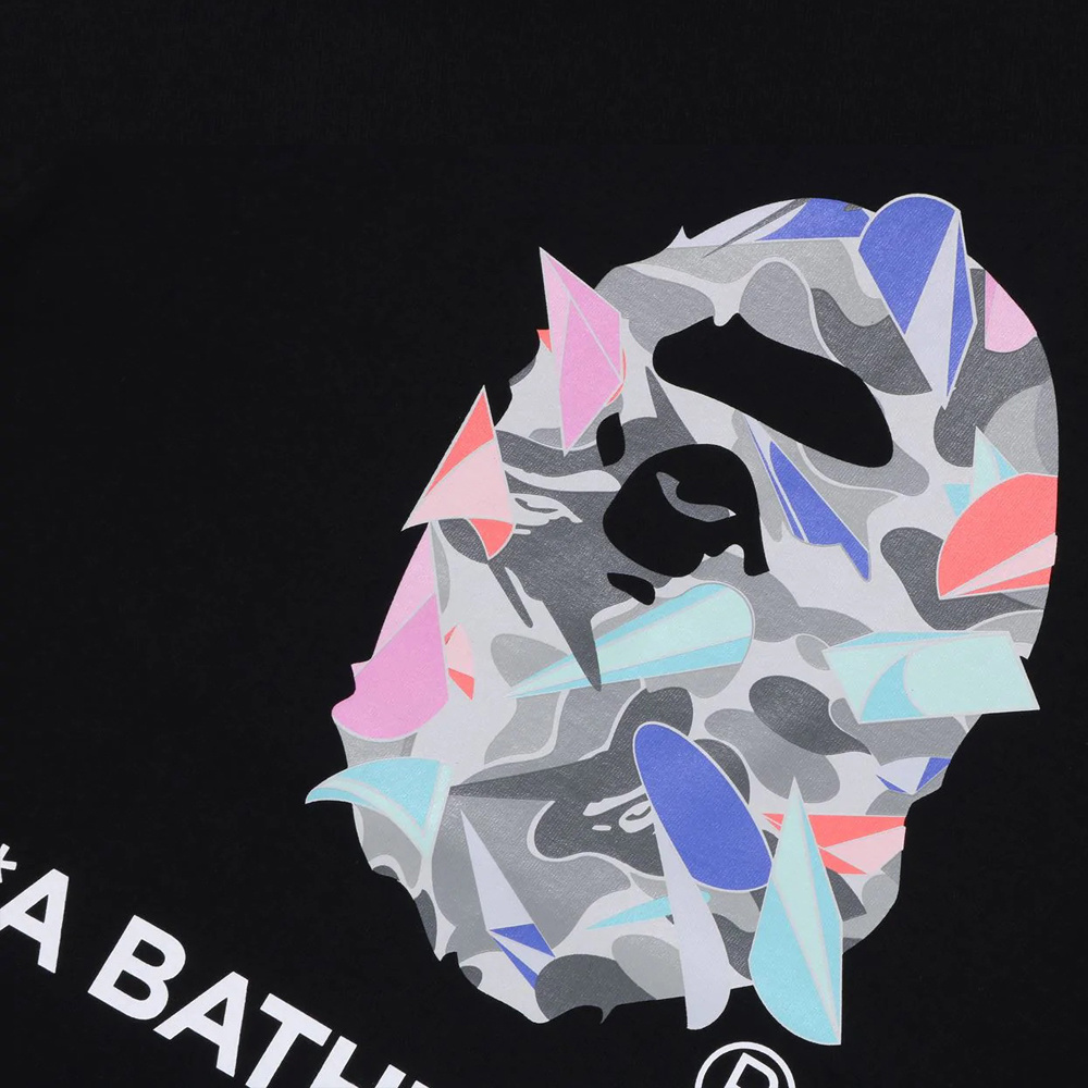 BAPE Shirt 768 BAPE x LDG Colorful Geometric Fragments T-Shirt
