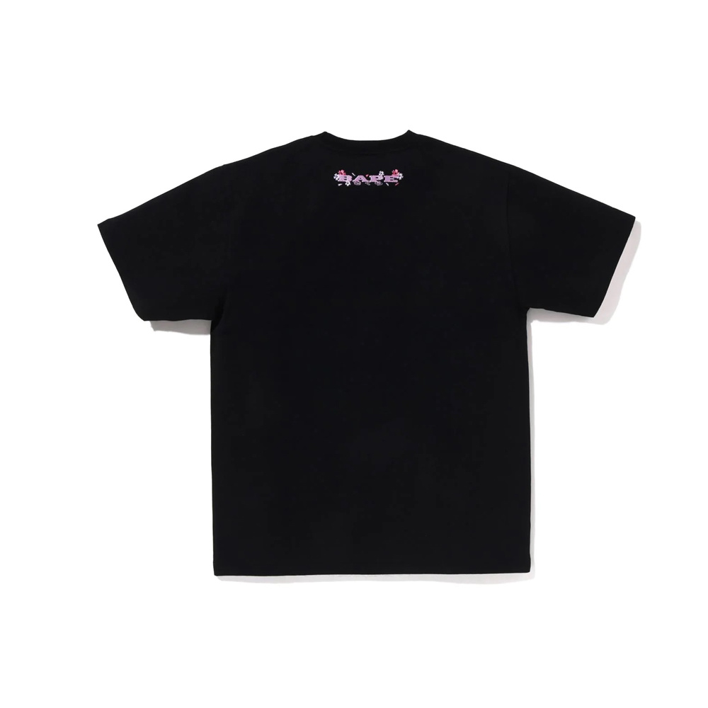 BAPE Shirt 787 BAPE Sakura Ape Head High-Density Embroidery T-Shirt