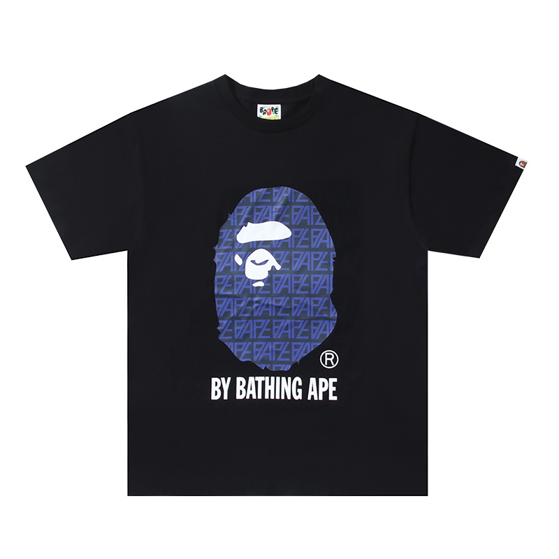 BAPE Shirt BP144 Text Big Head