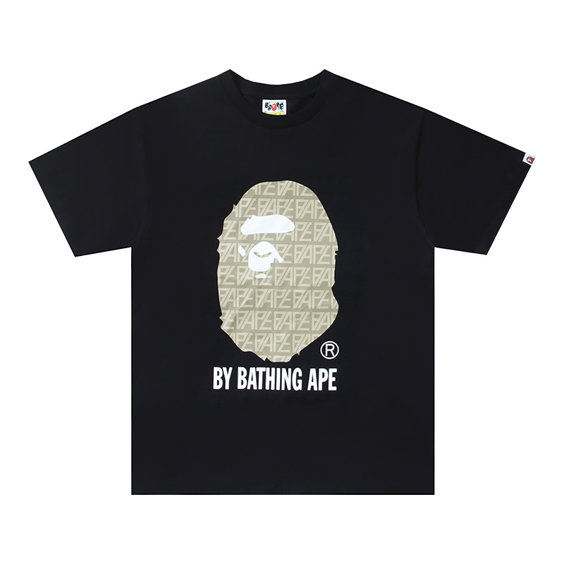 BAPE Shirt BP144 Text Big Head