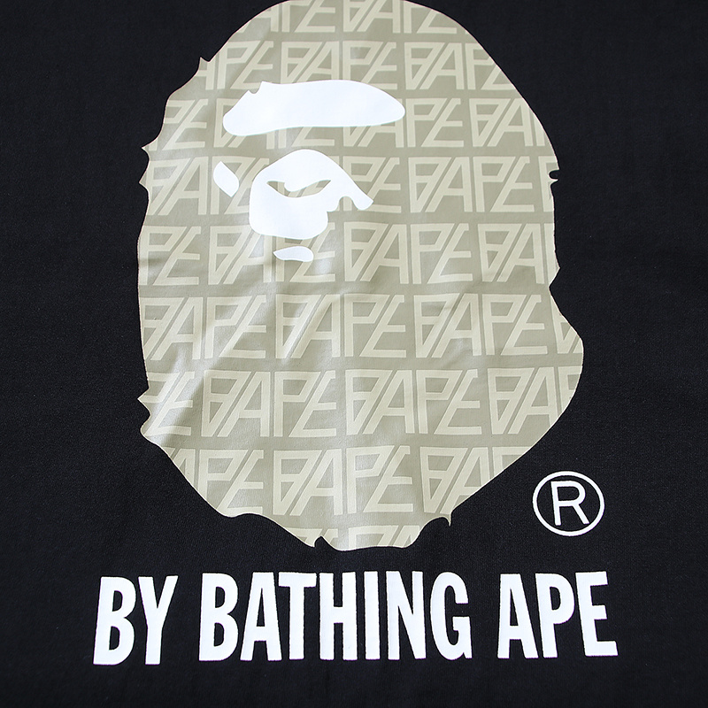 BAPE Shirt BP144 Text Big Head