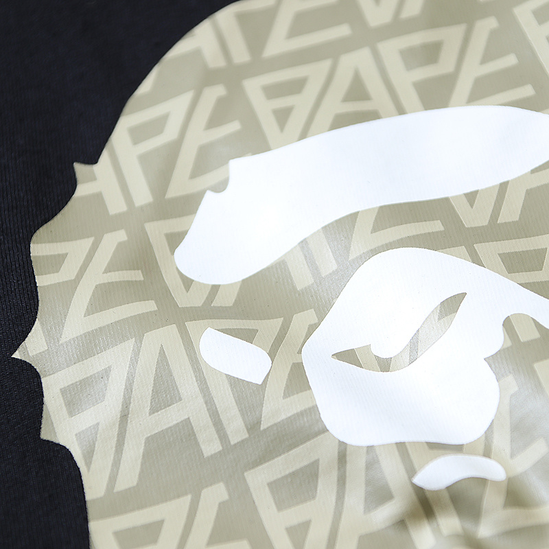 BAPE Shirt BP144 Text Big Head