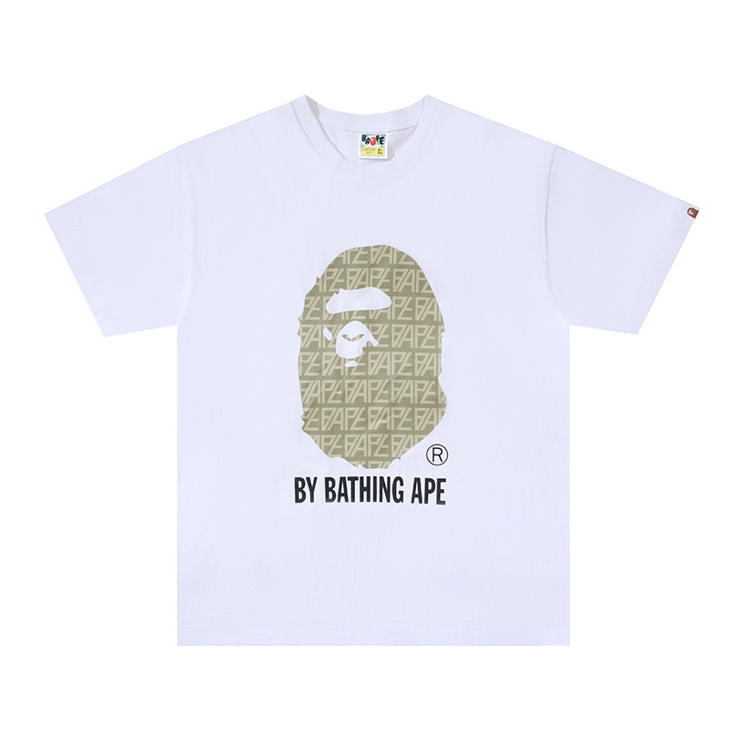BAPE Shirt BP144 Text Big Head