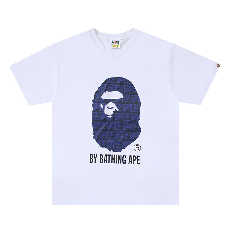 BAPE Shirt BP144 Text Big Head