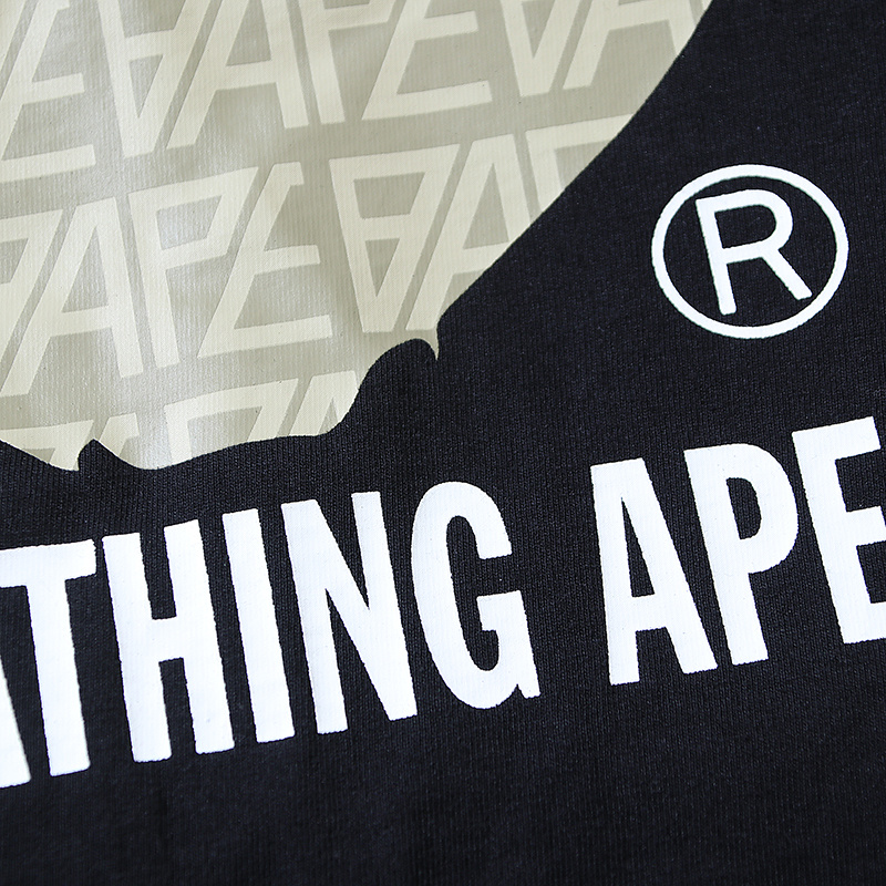 BAPE Shirt BP144 Text Big Head