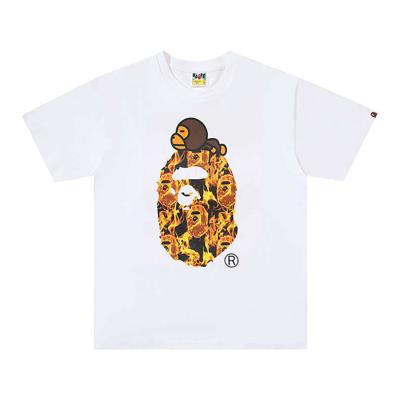 BAPE Shirt BP149 Flame Monkey