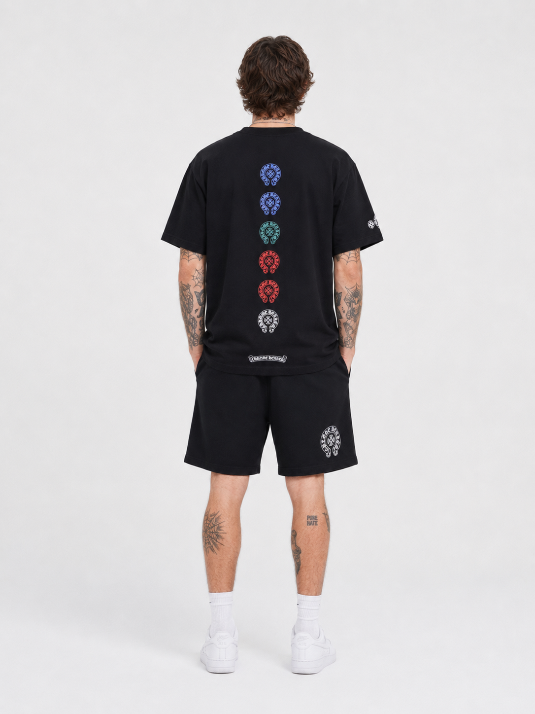 Chrome Hearts Black 26SS Graphic Collage Print T-Shirt 