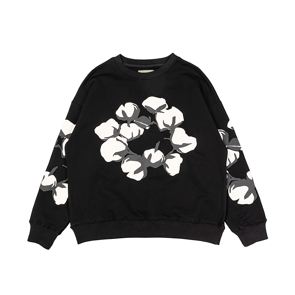 Denim Tears Cotton Wreath Plaid Long Sleeve D6835 Tee